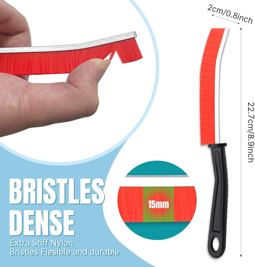3PCS Crevice Cleaning Brushes – Tile & Groove Cleaner