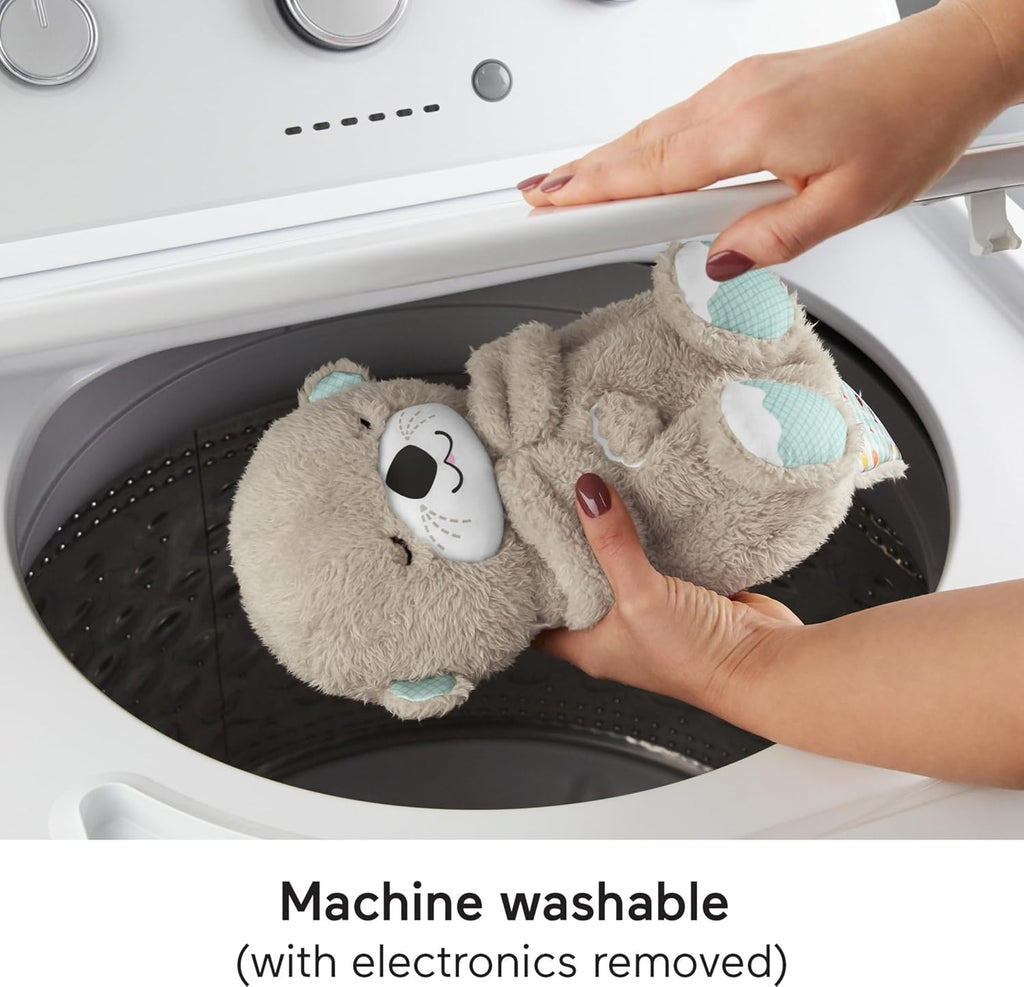Newborn Otter Plush –Light Calming Sleep Toy with Sound &