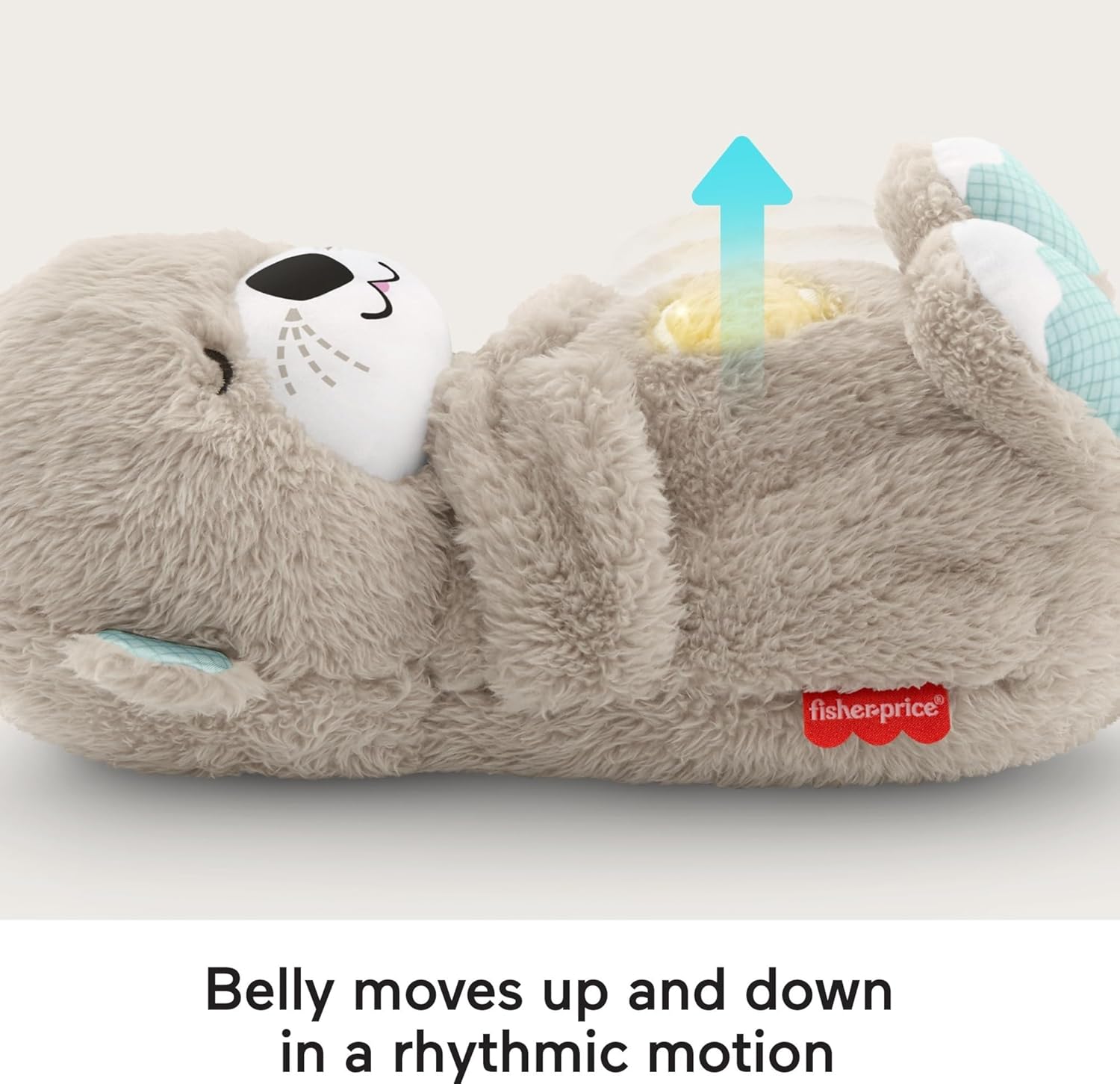Newborn Otter Plush –Light Calming Sleep Toy with Sound &