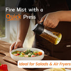 Oil Spray Bottle (16oz) – 2-in-1 Kitchen Dispenser for Cooking