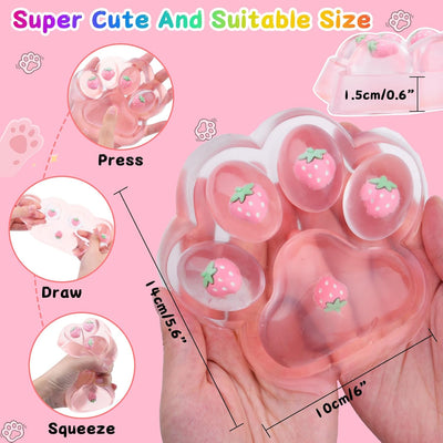 Soft Cat Paw Squishy – Anti-Stress Squeeze Toy