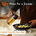 Oil Spray Bottle (16oz) – 2-in-1 Kitchen Dispenser for Cooking