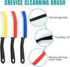 3PCS Crevice Cleaning Brushes – Tile & Groove Cleaner