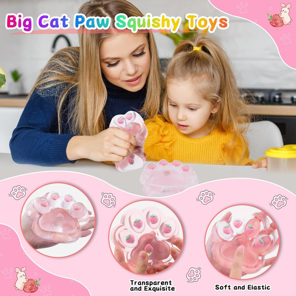 Soft Cat Paw Squishy – Anti-Stress Squeeze Toy