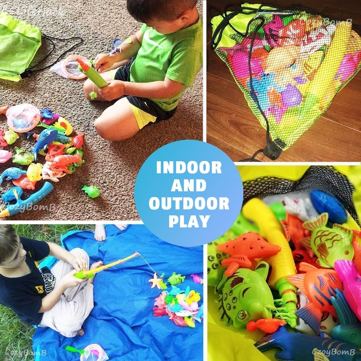 Kids Fishing Toy Set – Magnetic Bath & Pool Game