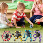 Transformable Fidget Gyros (4 Pack) – Anxiety Relief Toy