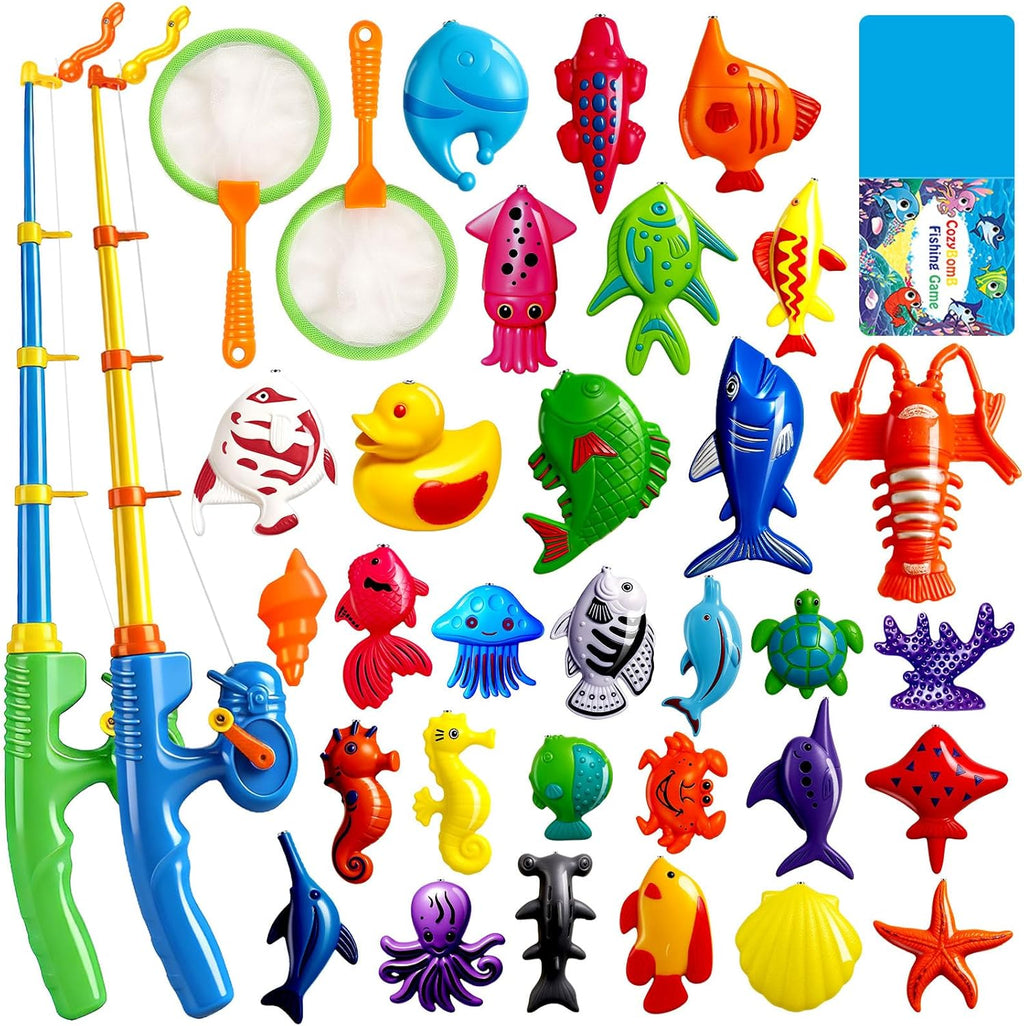Kids Fishing Toy Set – Magnetic Bath & Pool Game