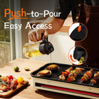 Oil Spray Bottle (16oz) – 2-in-1 Kitchen Dispenser for Cooking